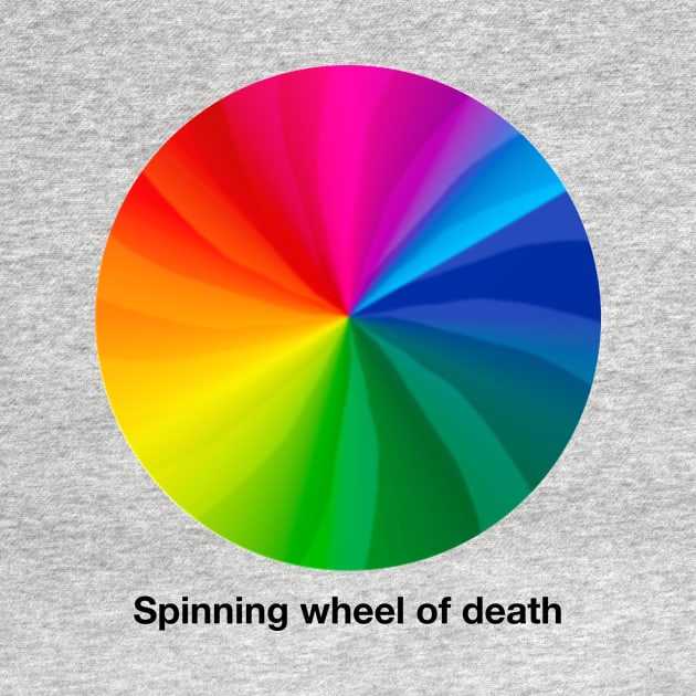 Spinning wheel of death by Toby Wilkinson